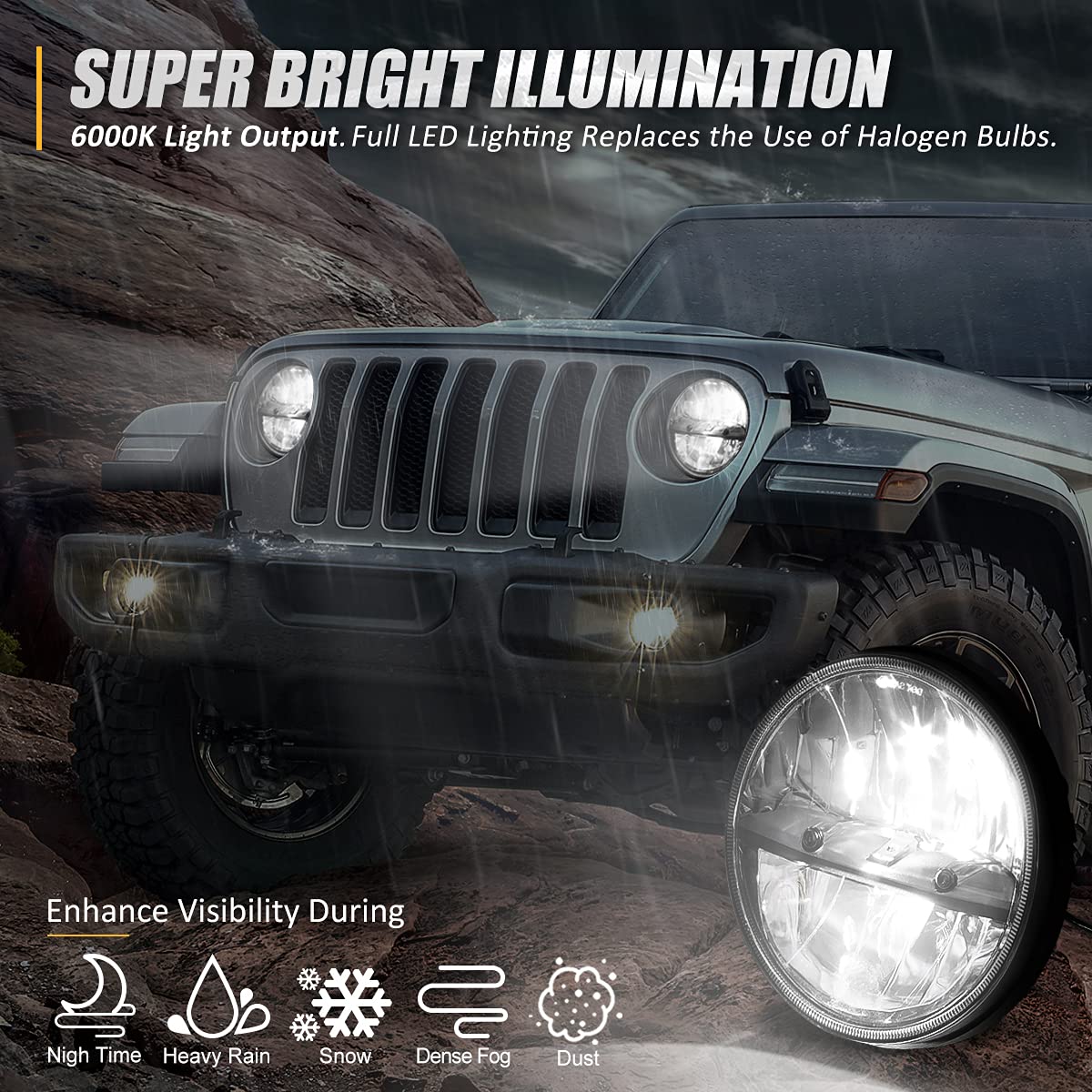 MAN WITH A MISSION　WOLF-TEC LIGHT JK OBNAUX for Wrangler JK Mad Max Windshield Frame Cover Roof